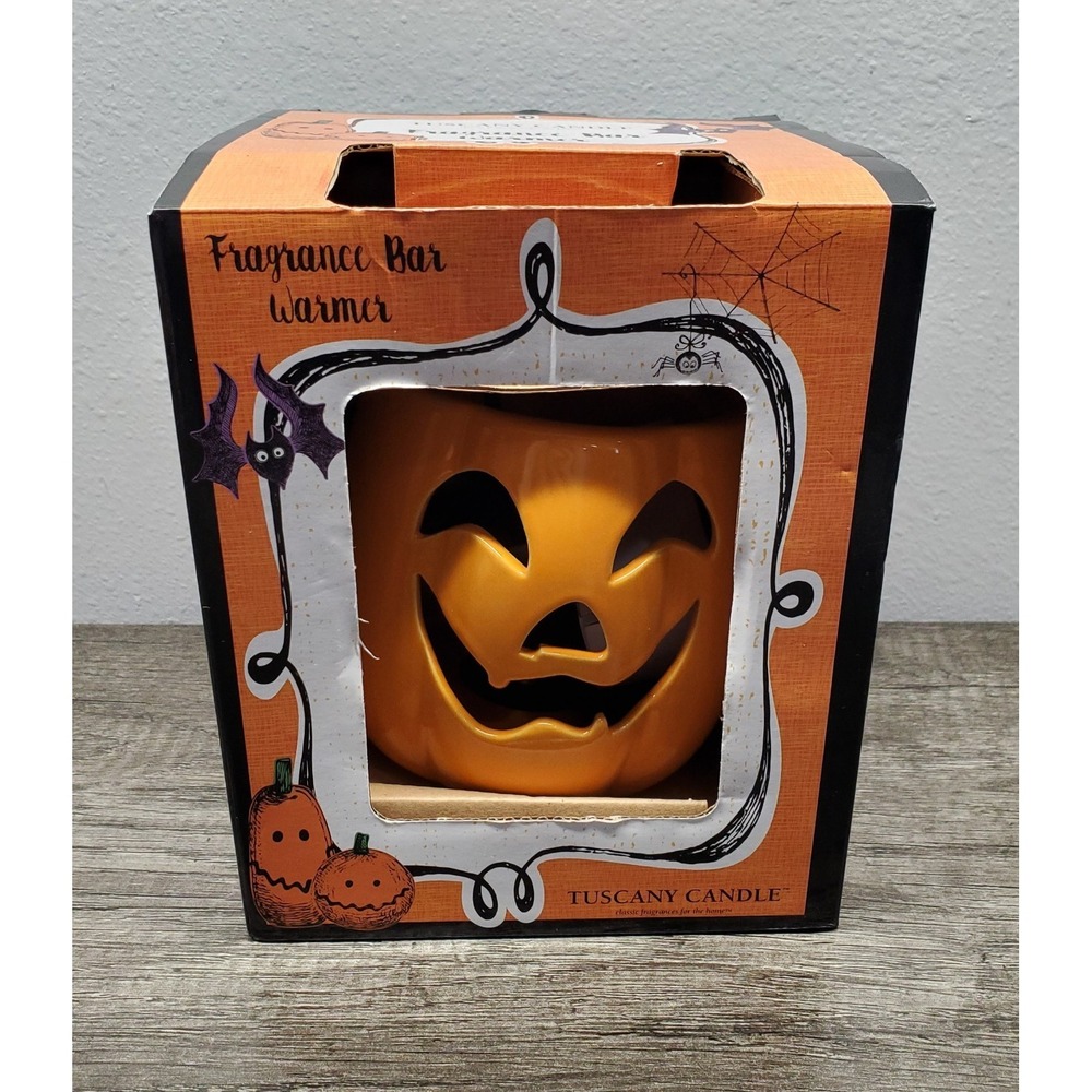 Tuscany Candle‎ Fragrance Bar Warmer Jack-O-Lantern Halloween Pumpkin NIB